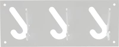 Gispen 1x3 - Kapstok - Zilver - 30 cm breed