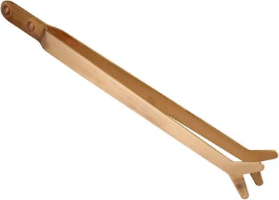 Koperen Pincet Visstaart Punt 23cm voor Sieraden en Metaalbewerking