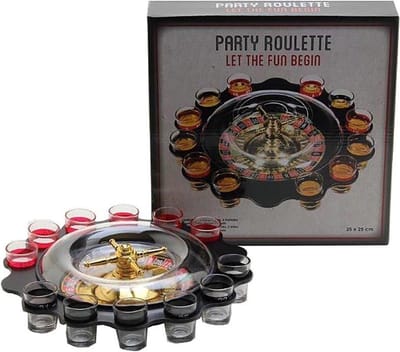 Party roulette - Inclusief 12 shotglaasjes