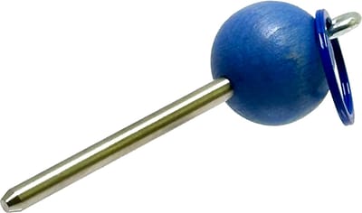 Boulemaus - Jeu de Boules - Traceur de terrain - kleur pastelblauw - V2A roestvrij staal