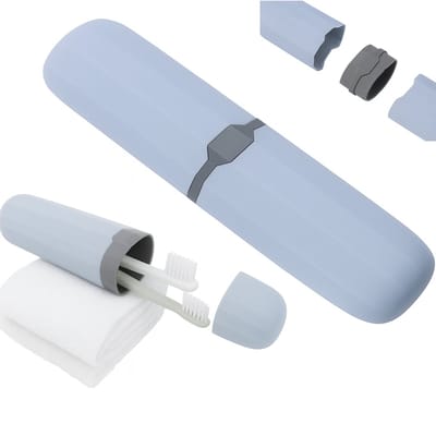 Draagbare Tandenborstelhouder I Tandenborstel Reis Koker I Tandenborstelhouder I Tandenborstel Hoes I Tandenborstel Opbergen I Blauw