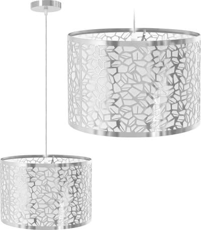 TooLight Moderne hanglamp - minimalistisch design - chroom - 30 x 20 cm