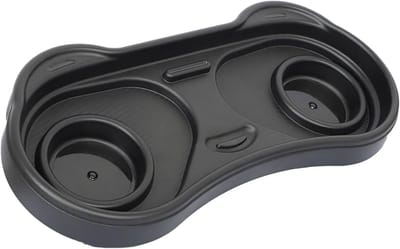 Kinderwagen Dienblad - Baby Tafel - Onderweg Eten - Antislip Klem - 40 x 19 cm - Zwart