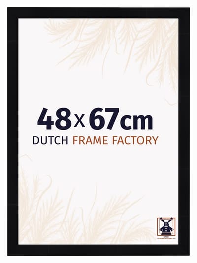 Fotolijst 48x67 cm - MDF - Zwart Hoogglans - Praag