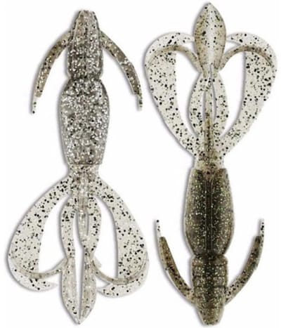 Keitech Crazy Flapper 3.6 (9 cm) Softbait - 6 stuks Silver Flash Craw 460T