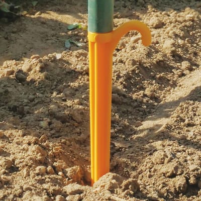 Tenax Pegs for tunnel locks, yellow, length 21 cm, pegs for attaching the tunnel arches in the bottom, 8 pieces
