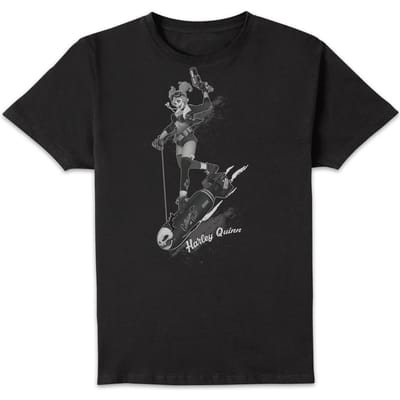 DC Comics Batman Harley Quinn Gotham T-shirt - Zwart - 3XL