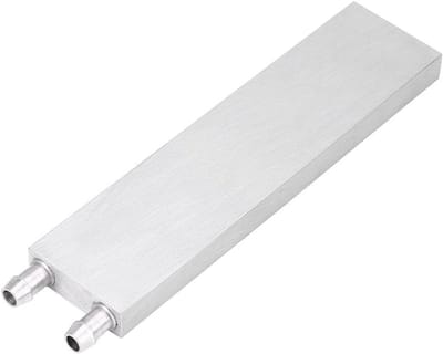 Efficiënte Aluminium CPU Radiator voor Waterkoeling met Dubbele U-Vormige Waterweg voor Computer en Inverter Driver (40 * 160 * 12mm)