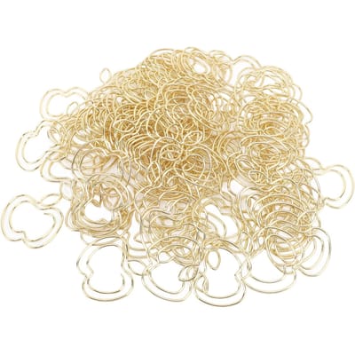 100 pièces trombones fruits mignon signet Pare Clips portables drôles petits trombones avec Transparent beige