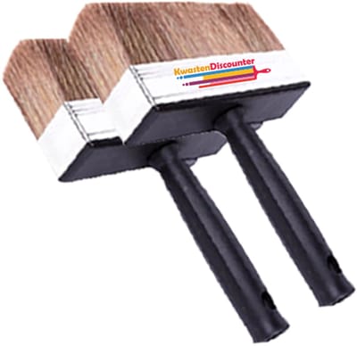 2 x beitskwast 12x3 centimeter Kwastendiscounter