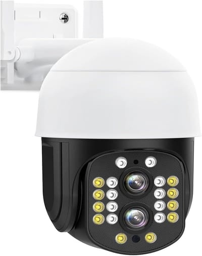 Beveiligingscamera Buiten - IP Camera PTZ - Huis Bewaken - 10x Digitale Zoom - 4K 8MP Resolutie - Wit