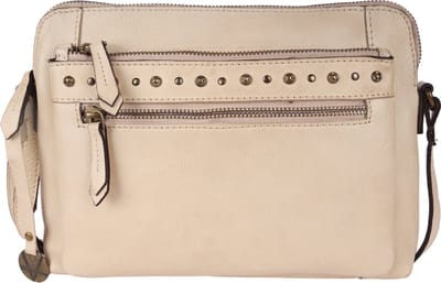 Echte Italiaanse Leren Boho Schouder- en Slingtas met Studs – Stijlvol, Duurzaam & Perfect voor Dagelijks Gebruik voor Dames