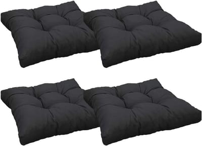Waterafstotende zitkussens 80x80 cm voor binnen en buiten - Stoelkussens voor tuinmeubelen