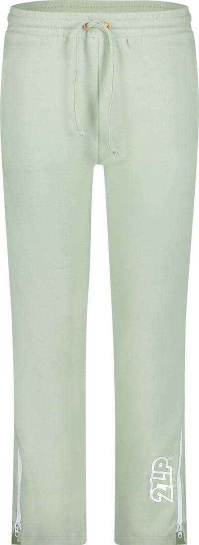 2ZiP katoenen joggingbroek met doorlopende ritsen - Dames - Lichtgroen - XS