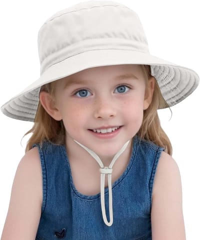 Zonnehoed Kinderen - Babymuts Zomer - Bescherming Zonnestralen - Ademend Materiaal - 0-6 Jaar - Afbeelding