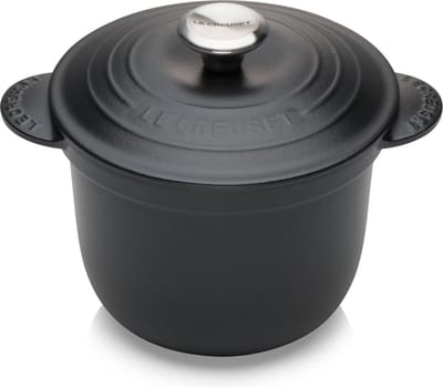 Le Creuset Rijstkoker / Cocotte Every - Tradition - Mat Zwart - ø 18 cm / 2 Liter