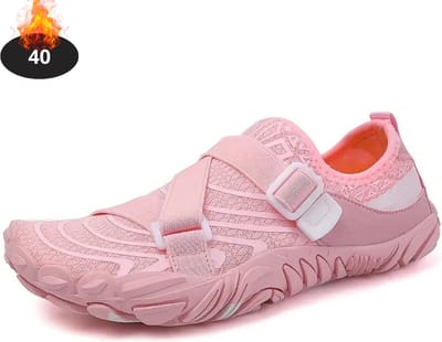 Livano Waterschoenen Voor Kinderen & Volwassenen - Aqua Shoes - Aquaschoenen - Afzwemschoenen - Zwemles Schoenen - Roze - 40