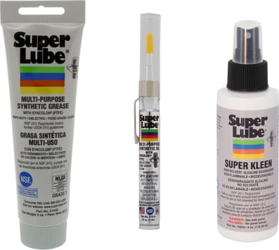 SUPER LUBE smeervet 85 gr + olie 7 ml + reiniger 118 ml