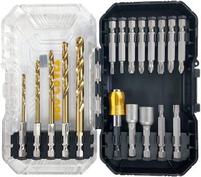 Procraft DBS-18 bit- en boorset 18-delig S2-staal Phillips / Pozidriv / Torx