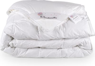 Cinderella Soul Dekbed 4-seizoenen - 1 Persoons - Luxe Eendendons Vulling - Percale tijk - 140x 200 cm