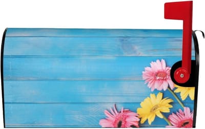 Brievenbus Cover - Post Wrap - Tuin Decoratie - Magnetisch Ontwerp - 21 x 457 cm - Zwart