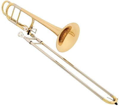 Coppergate Professionele Bb/F Trombone met Open Wikkel door Gear4music