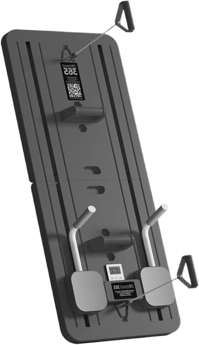 Pilates Board - Buiktrainer - Core Training - Automatische Rebound - 106x41cm - Donkergrijs