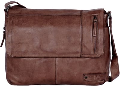 Leren Laptoptas - 15 inch - Deen - Donkerbruin