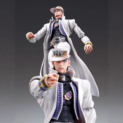 Anime Jojo's Bizarre Adventure Kujo Jotaro Dio Brando Diavolo Bruno Bucciarati Leone Abbacchio Jolyne Cujoh Actiefiguur Cadeau gray