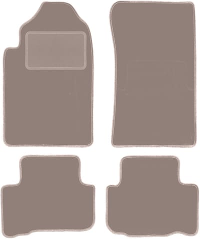 Beige veloursmatten voor: SsangYong Rexton I SUV (2001-2006)
