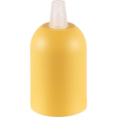 Home Sweet Home - DIY lamphouders - Lamponderdelen - ø4.4 x 8.5 cm - E27 - Geel - Cilinder - Ontworpen voor Hanglampen, Wandlampen