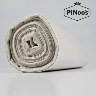 Transparante Vuilniszakken 80 Liter | 5 rollen à 20 zakken - Gerecycled LDPE-plastic | T50 | 70x90 cm - Doorzichtige afval zakken 80 liter, Doorschijnende vuilniszakken 80L, 80L vuilniszakken (07009001150)
