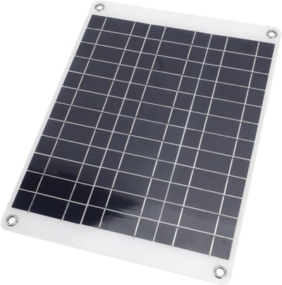 Zonnepaneel 50W - Solar Charger - Kamperen en Noodstroom - Waterdichte Controller - 35 x 26 x 4 cm - Zwart