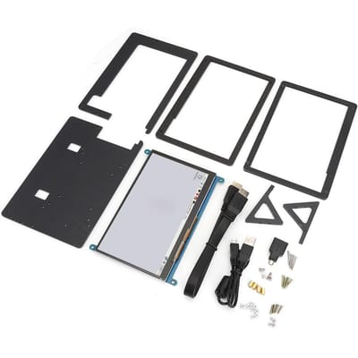 7 Inch 1024x600 HDMI LCD Touchscreen Display met Acryl Behuizing voor Raspberry Pi 4b 3b 3b