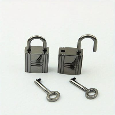 Vierkante Metalen Sluiting Draaisluiting Twist Sleutelsluitingen DIY Handtas Portemonnee Sluiting Tas Onderdelen Leer Metaalwaren Accessoires 1PC