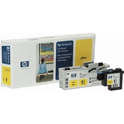 HP C4953A nr. 81 printkop geel / printkopreiniger (origineel)
