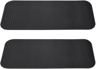 Antislipmat Fitnessapparaten - Vloerbeschermer Yogamat - Bescherming Apparatuur - Geluidsreductie Ontwerp - 63.5 x 30 cm - Zwart