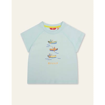 Oilily Tristan T-Shirt- maat110/5yr Surf Spray