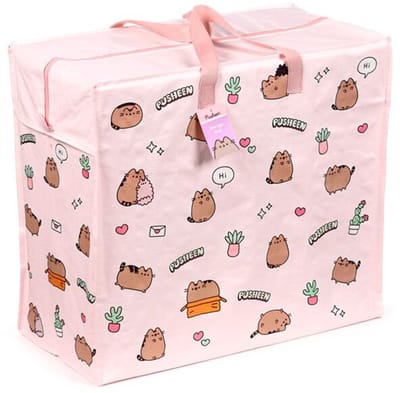 Grote Boodschappentas met rits/Waszak/Opbergtas - Pusheen the Cat Planten - 48x55x28cm