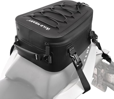 Waterdichte Multifunctionele Motorachtertas Tanktas - Achterbankbagagezadeltassen Voor Motor - Touw Zwart motor zijtassen