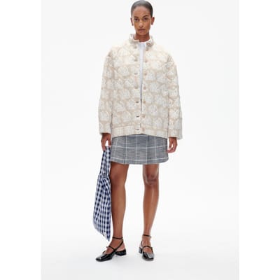 Baum und Pferdgarten Barni Jacket Nomad Monogram Maat: 34 | Overshirts Outlet | Dames | Beige