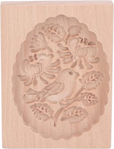 Mooie levendige houten koekjespers voor het maken van unieke dierenkoekjes, eenvoudig te gebruiken en perfect voor feestjes
