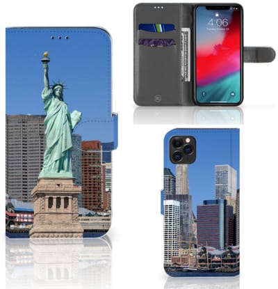 Apple iPhone 11 Pro Max Flip Cover Vrijheidsbeeld