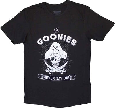 The Goonies - Never Say Die Heren T-shirt - S - Zwart