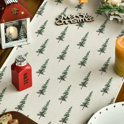 Tafelkleed Runner - Decoratie Stof - Feestelijke Decoratie - Hoge Kwaliteit - 40x240cm - Groen