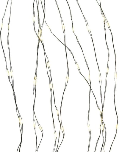 LED-lichtkrans Lumineo Zilverkleurig 5 m Warm wit