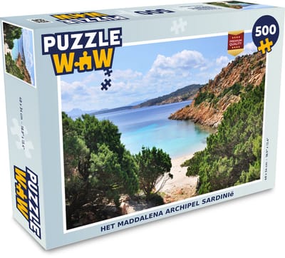 Puzzel Het Maddalena archipel Sardinië - Legpuzzel - Puzzel 500 stukjes