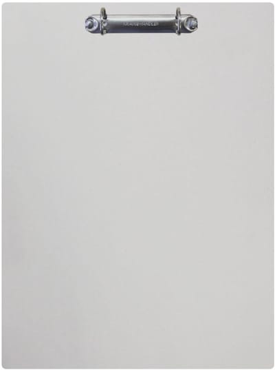 Magnetisch klembord A4 incl. ringband (staand) - Wit