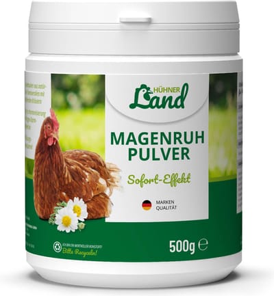 ‎HÜHNER Land - Maagrust Poeder voor Kippen - Draagt bij aan harmonie in maag en darm - 500g