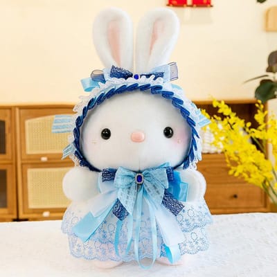 Nouvelle Poupée Mignonne Poupée Lisa Poupée Lapin Jouet en Peluche Lapin Poupée de Chiffon Lolita Cadeau Femmes 25cm